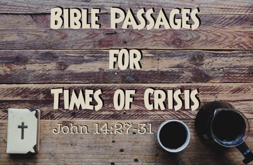 Part 3 – John 14:27-31