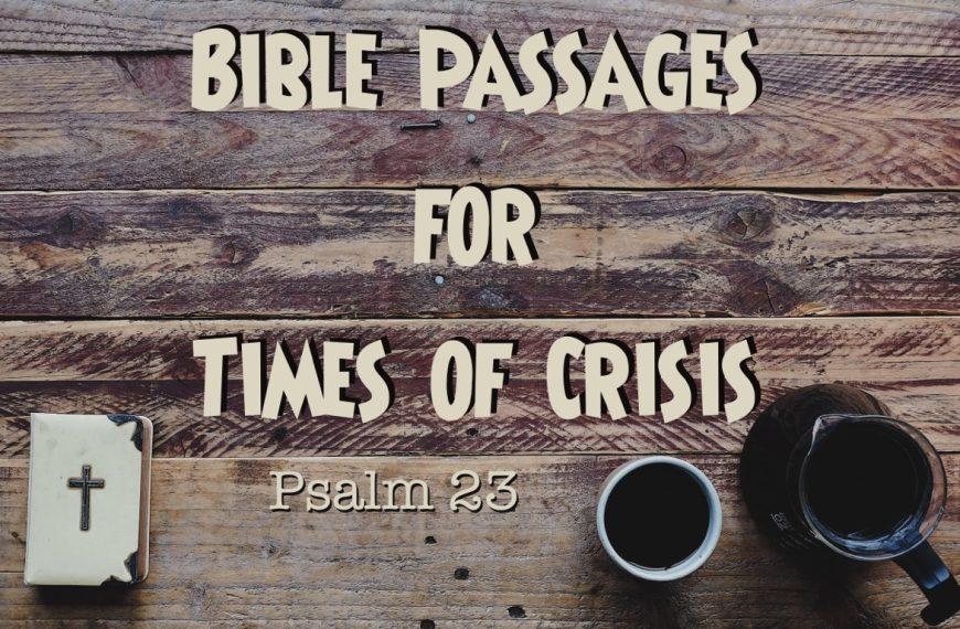 Part 4 – Psalm 23